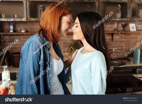 lesbian tit touching